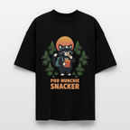 PRO MUNCHIE SNACKER Unisex Oversized Bio-T-Shirt - Schwarz