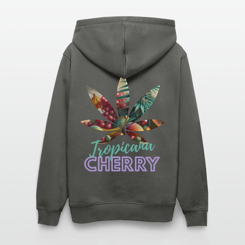 TROPICANA CHERRY Unisex Bio-Hoodie - Anthrazit