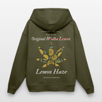 TRUE LEMON Oversized Unisex Bio-Hoodie - Khaki