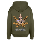 GIRL SCOUT COOKIES Oversized Unisex Bio-Hoodie - Khaki