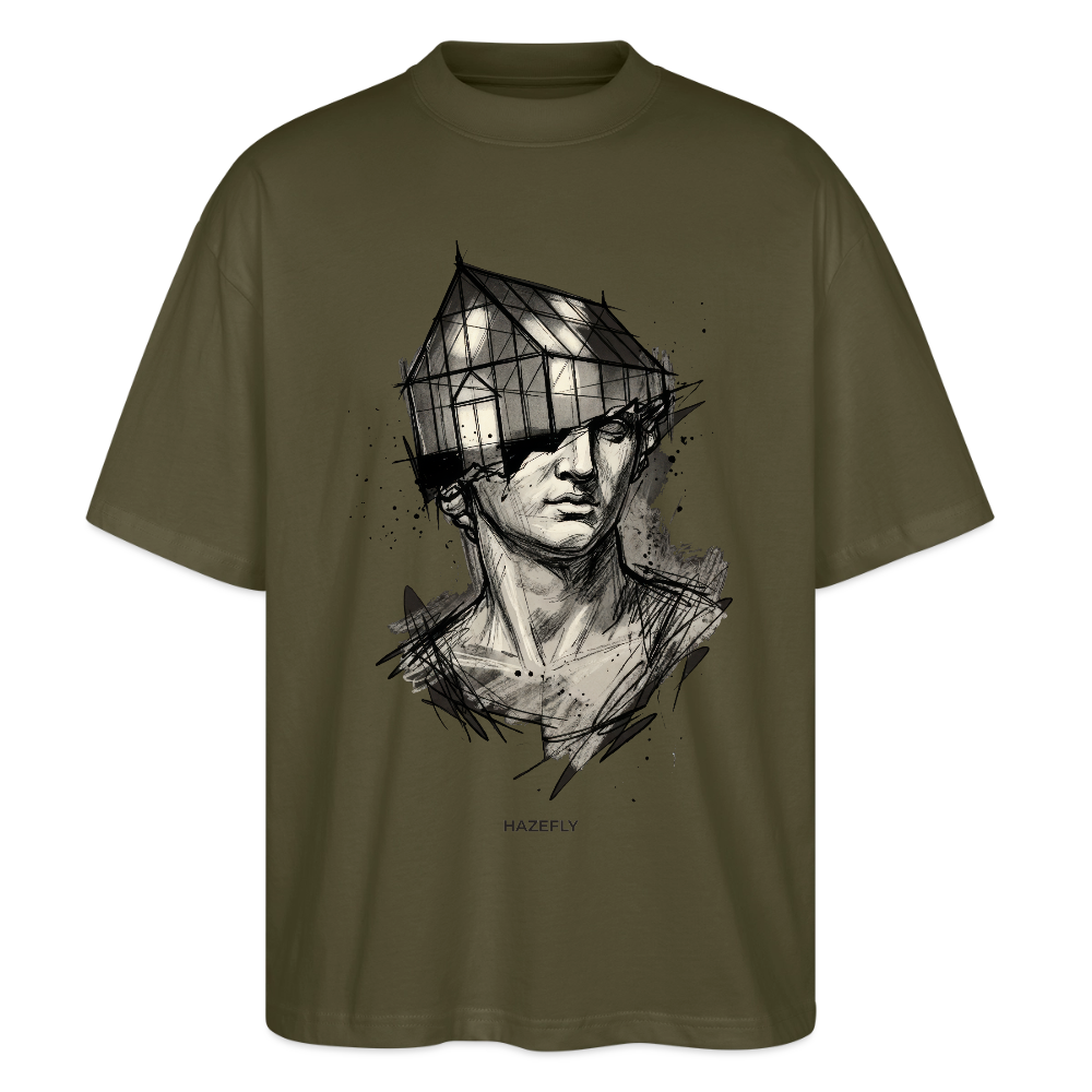 GREEN MIND Unisex Oversized Bio-T-Shirt - Khaki