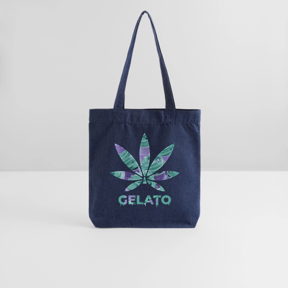 GELATO recycelter Heavyweight Stoffbeutel - melange Blue