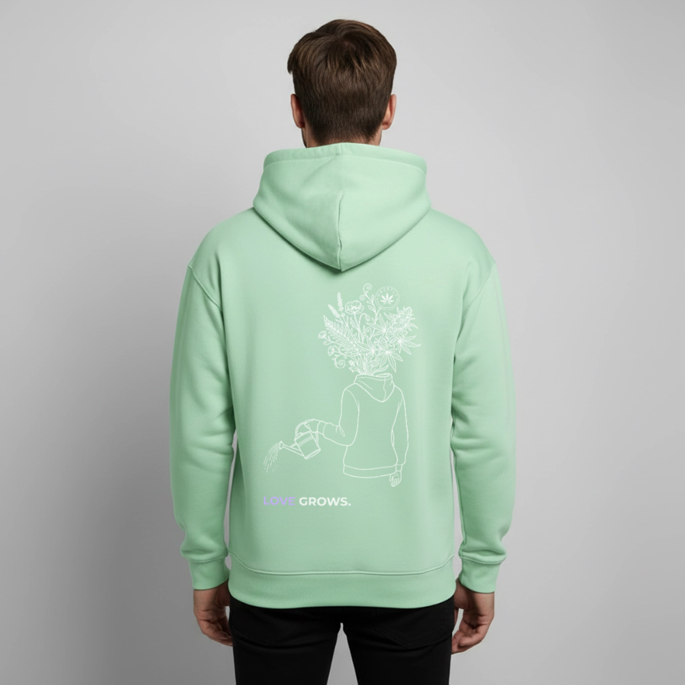 LOVE GROWS I Oversized Unisex Bio-Hoodie - Nebeljade