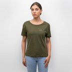 TRUE BERRY Relaxed Frauen Bio-T-Shirt - Khaki
