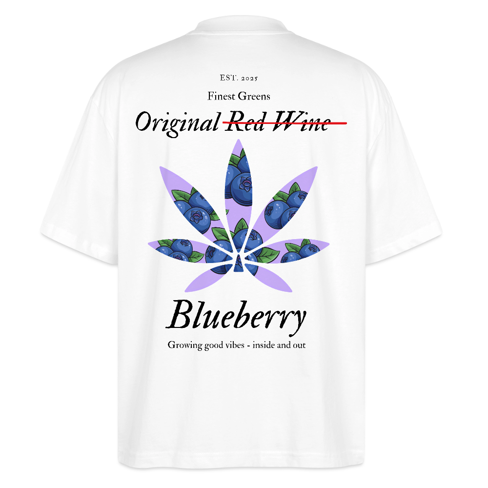 TRUE BERRY Oversized Unisex Bio T-Shirt - Weiß