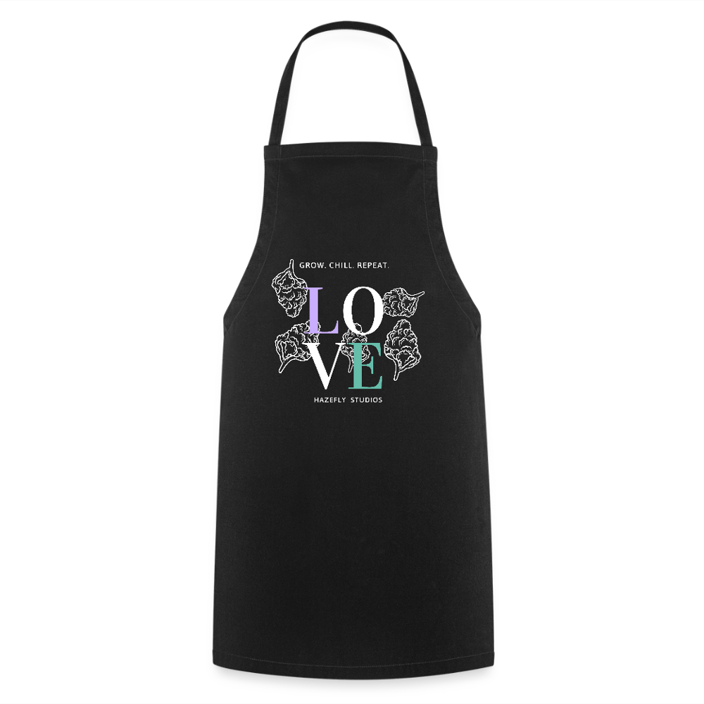 GROW. CHILL. REPEAT. Kochschürze - Schwarz