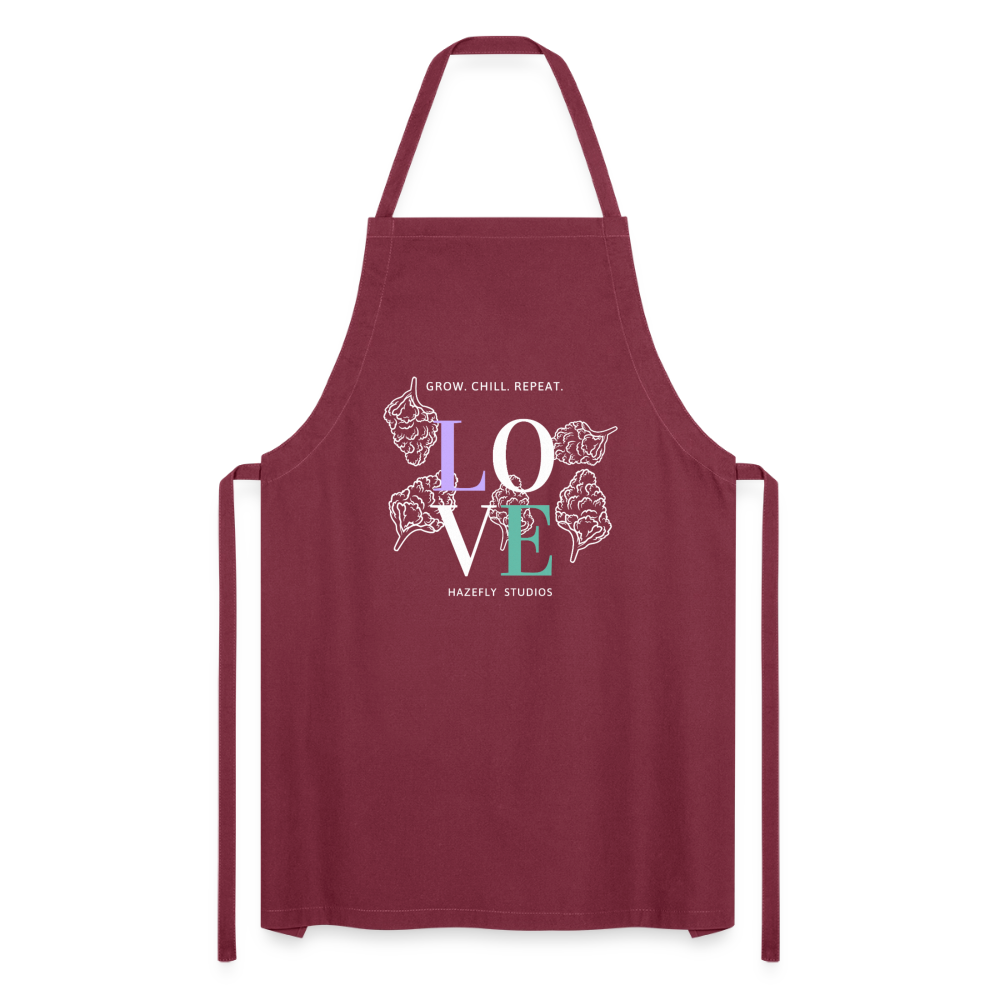 GROW. CHILL. REPEAT. Kochschürze - Bordeaux