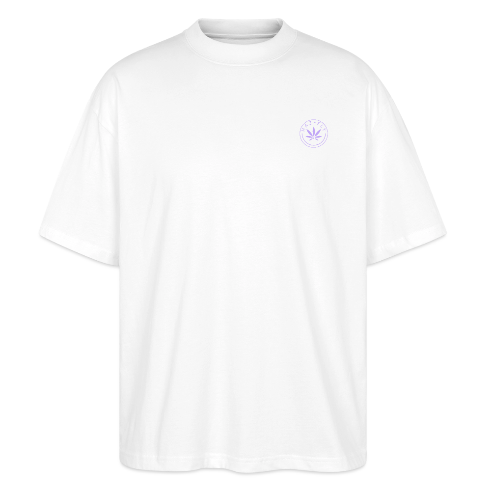 MARYLIN XOXO Oversized Unisex Bio T-Shirt - Weiß