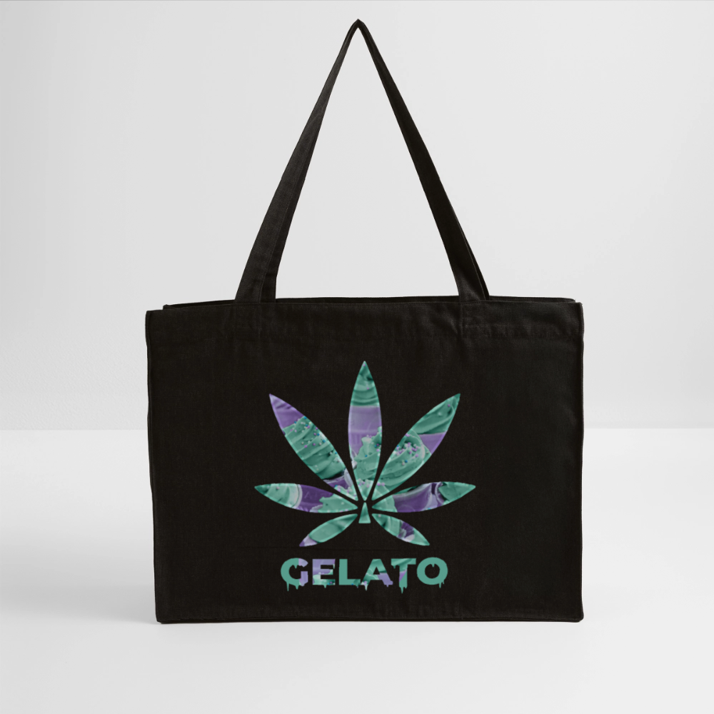 GELATO recycelter Shopping Bag - Schwarz