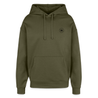 GREEN MIND Oversized Unisex Bio-Hoodie - Khaki