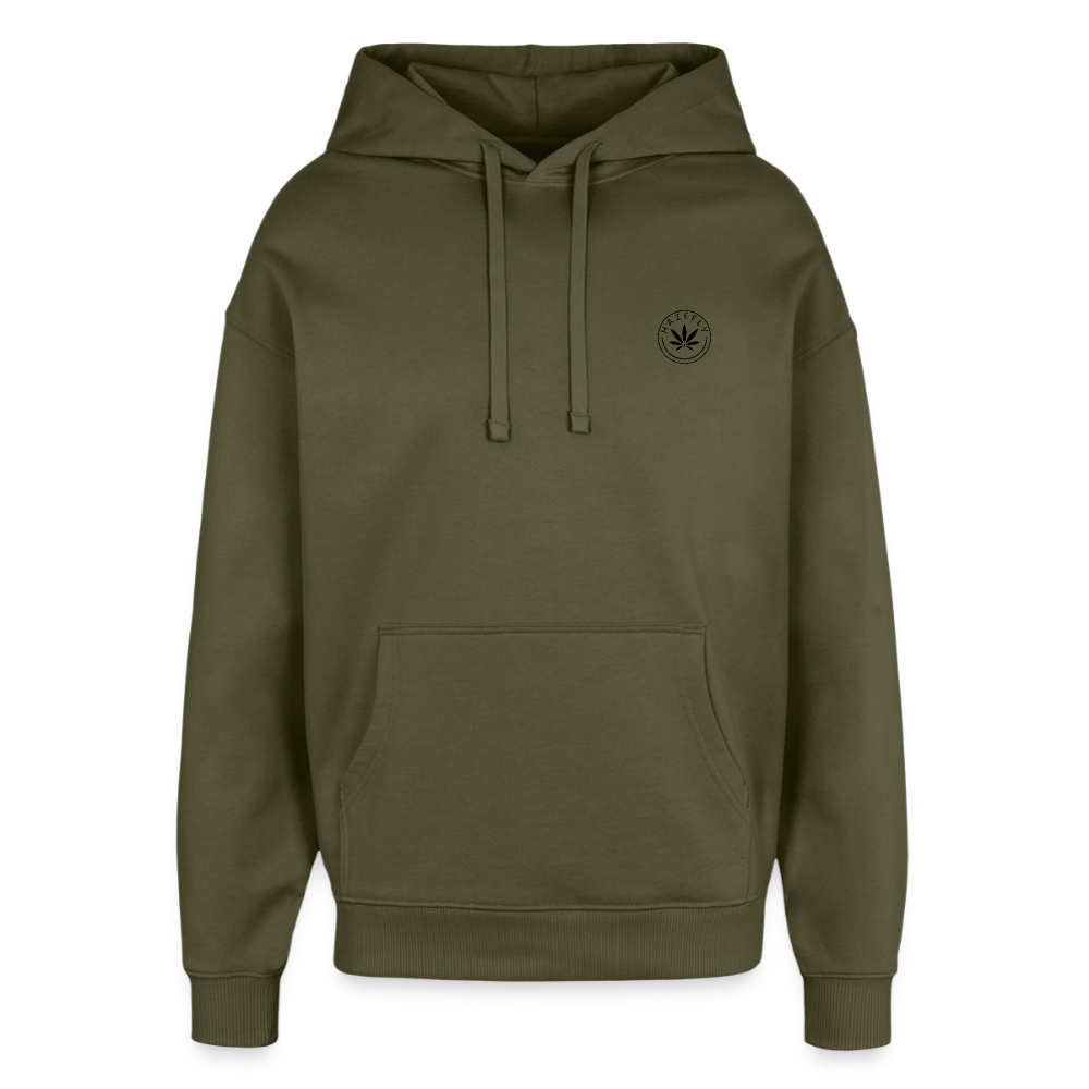 GREEN MIND Oversized Unisex Bio-Hoodie - Khaki