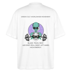 GREEN CULT Oversized Unisex Bio T-Shirt - Weiß