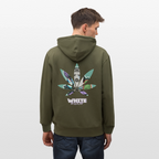 WHITE WIDOW Unisex Bio-Kapuzenjacke - Khaki