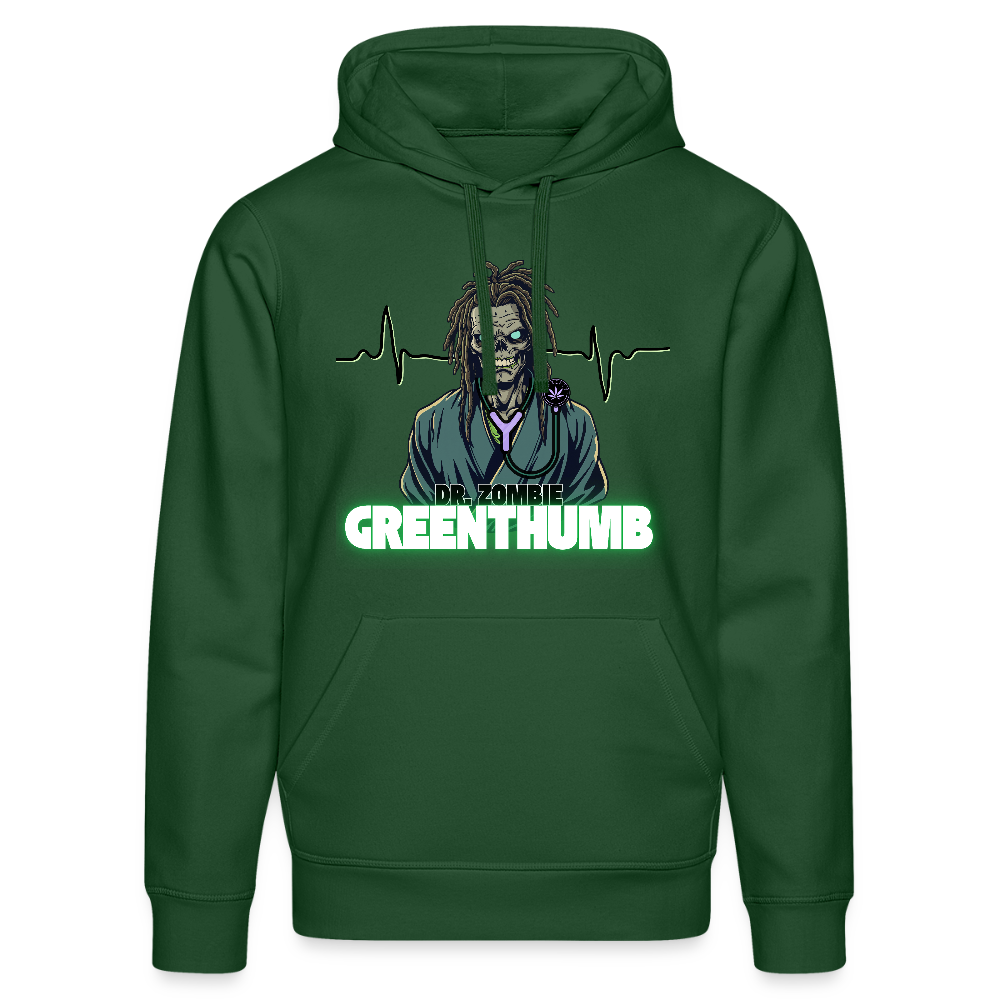 DR. ZOMBIE Unisex Bio-Hoodie - Flaschengrün