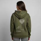 LOVE GROWS I Oversized Unisex Bio-Hoodie - Khaki