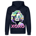MARYLIN XOXO Unisex Bio-Hoodie - French Navy