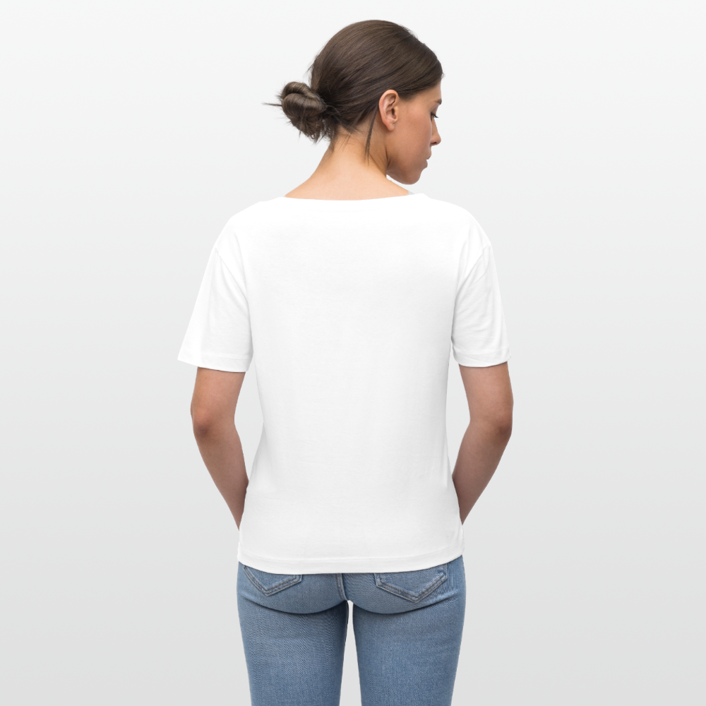 GROW. CHILL. REPEAT. Relaxed Frauen Bio-T-Shirt - Weiß