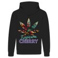 TROPICANA CHERRY Unisex Bio-Hoodie - Schwarz