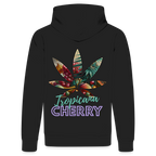 TROPICANA CHERRY Unisex Bio-Hoodie - Schwarz