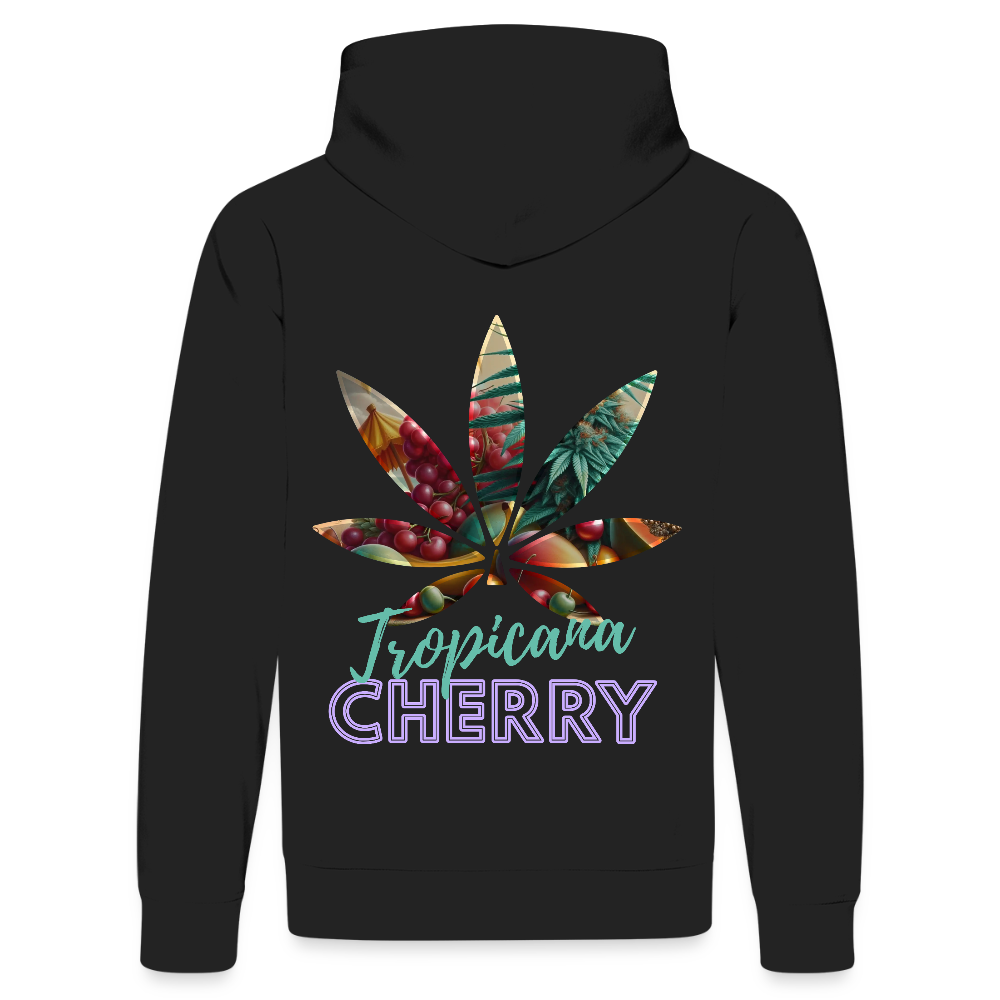 TROPICANA CHERRY Unisex Bio-Hoodie - Schwarz