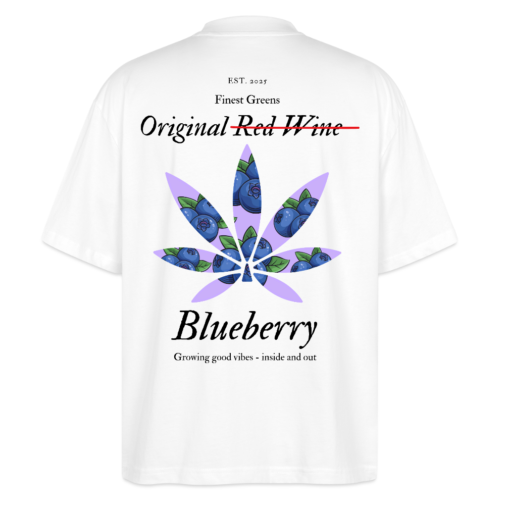 TRUE BERRY Oversized Unisex Bio T-Shirt - Weiß