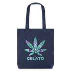 GELATO recycelter Heavyweight Stoffbeutel - melange Blue