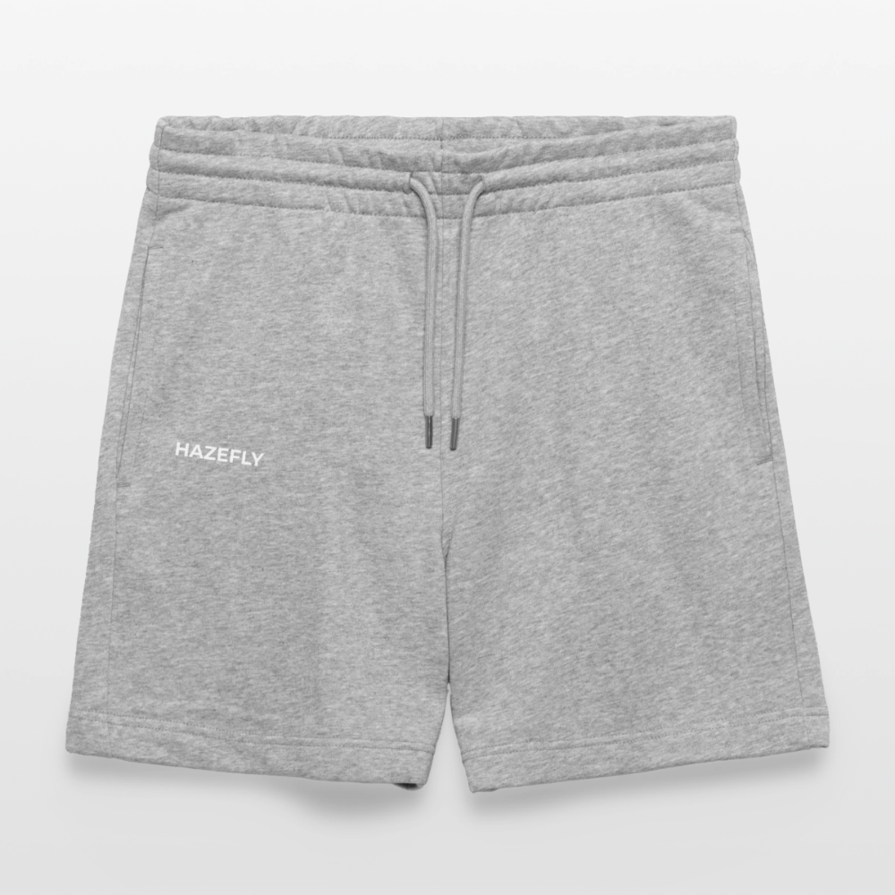 Unisex Bio Joggingshorts - Grau meliert