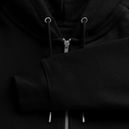 NO FEAR Unisex Bio-Kapuzenjacke - Schwarz