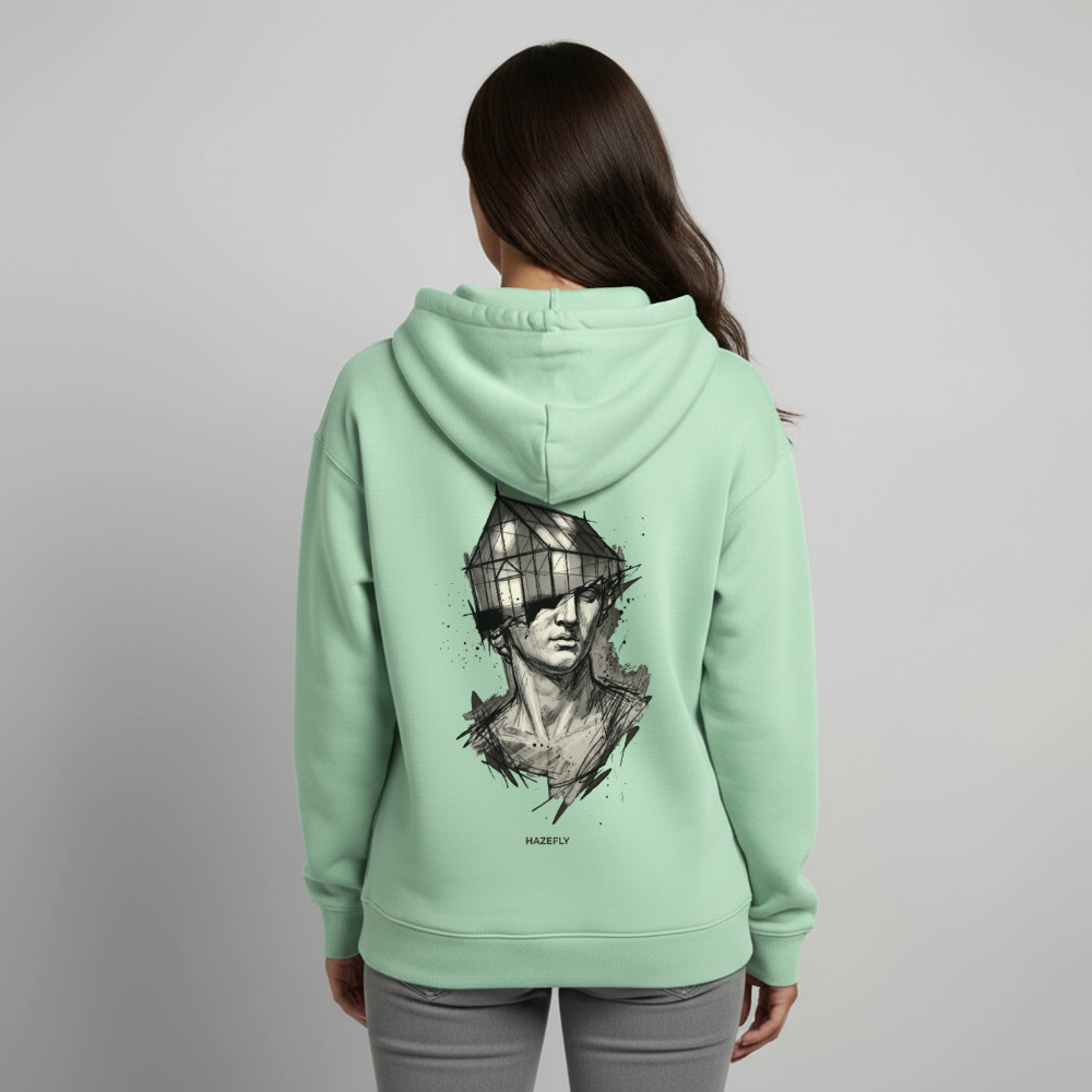 GREEN MIND Oversized Unisex Bio-Hoodie - Nebeljade