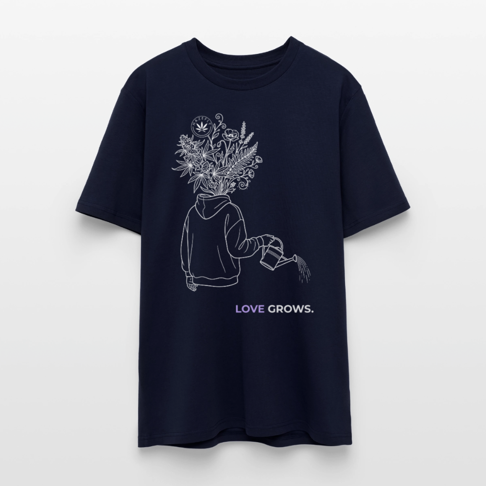 LOVE GROWS II Unisex Bio-T-Shirt - Navy
