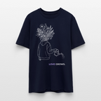 LOVE GROWS II Unisex Bio-T-Shirt - Navy
