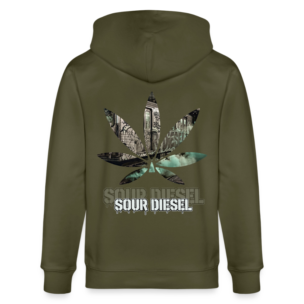SOUR DIESEL Unisex Bio-Kapuzenjacke - Khaki