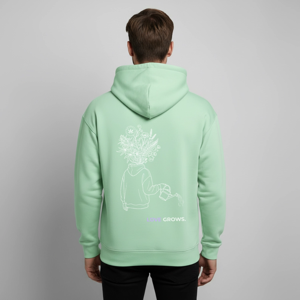 LOVE GROWS II Unisex Bio-Hoodie - Nebeljade