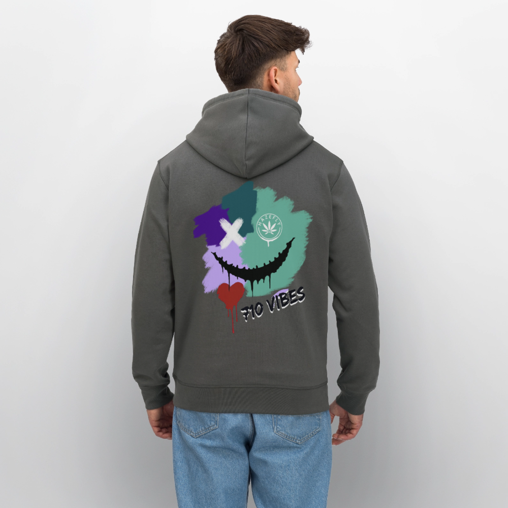 710 VIBES Unisex Bio-Hoodie - Anthrazit