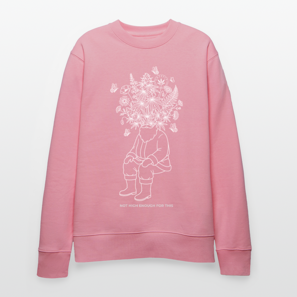 NOT HIGH ENOUGH Unisex Bio-Sweatshirt - Lila Traum