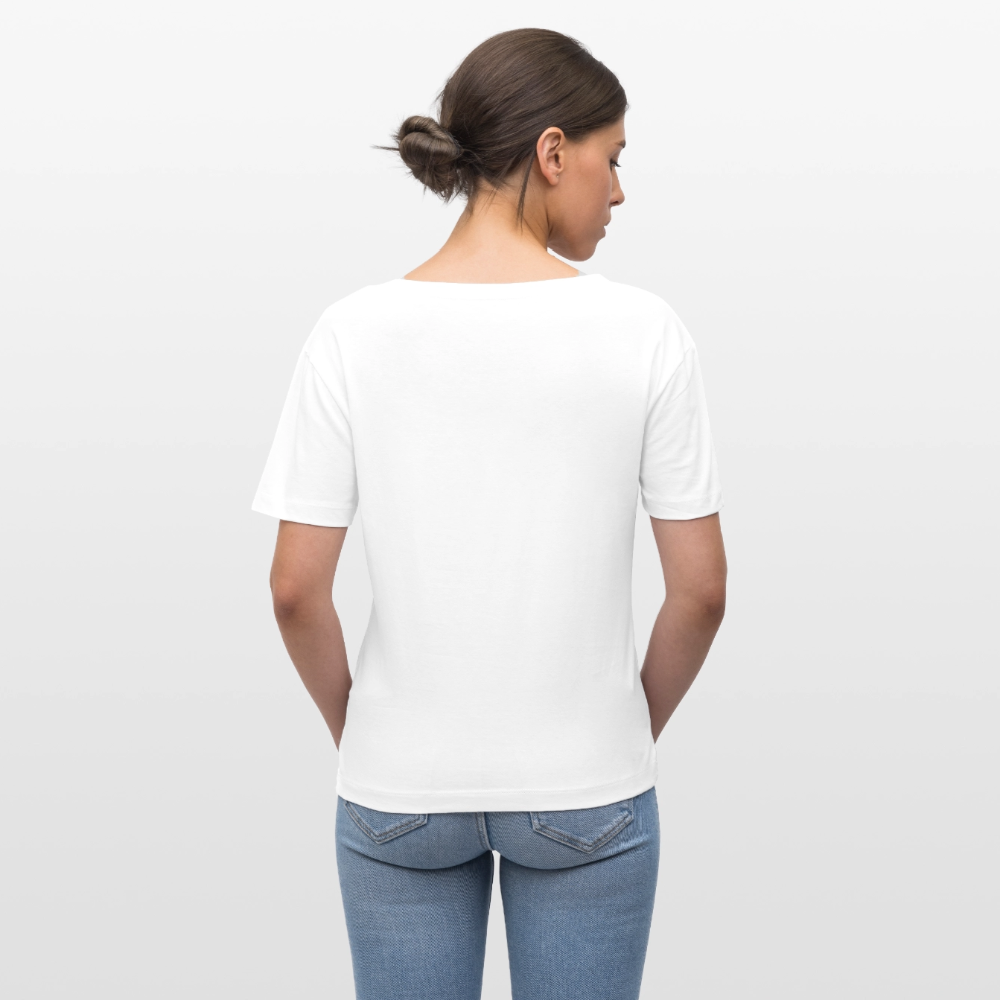 EDIBLE LOVER Relaxed Frauen Bio-T-Shirt - Weiß