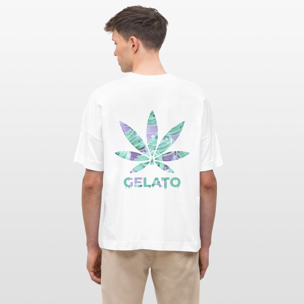 GELATO Oversized Unisex Bio T-Shirt - Weiß
