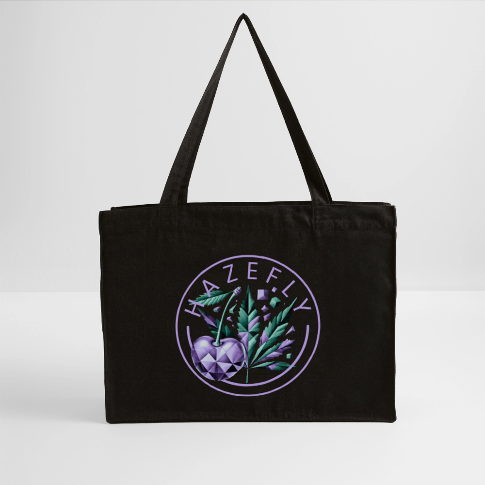 CHERRY PUNCH recycelter Shopping Bag - Schwarz