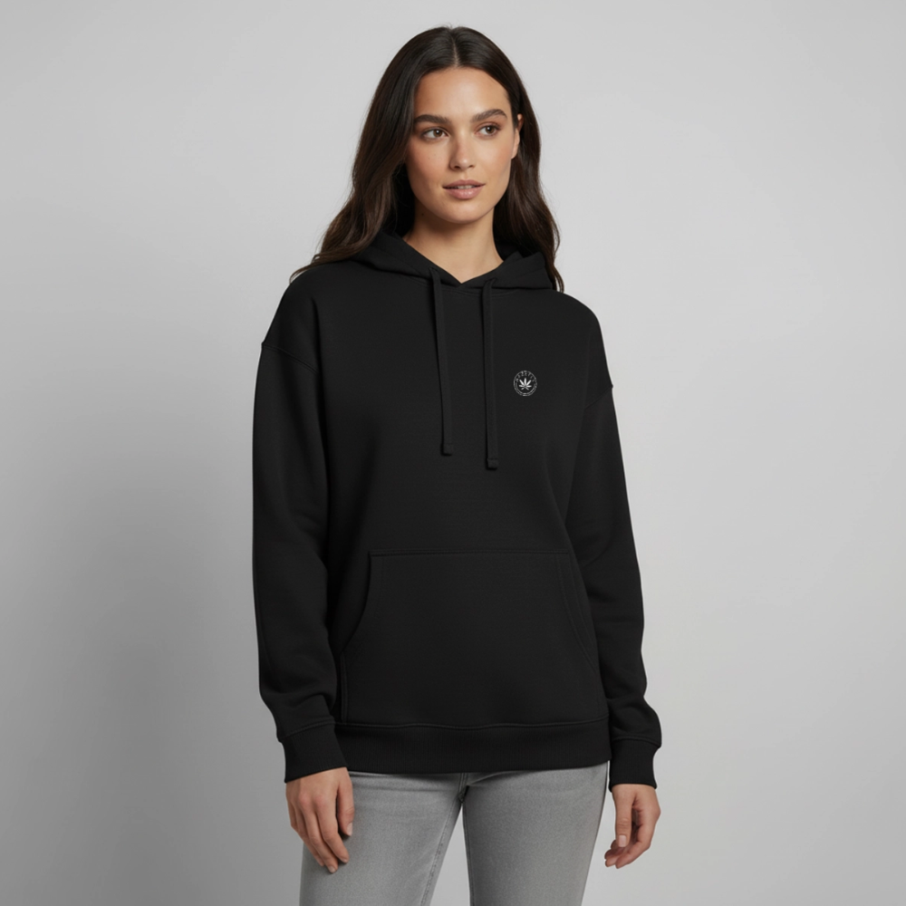 LOVE GROWS II Unisex Bio-Hoodie - Schwarz