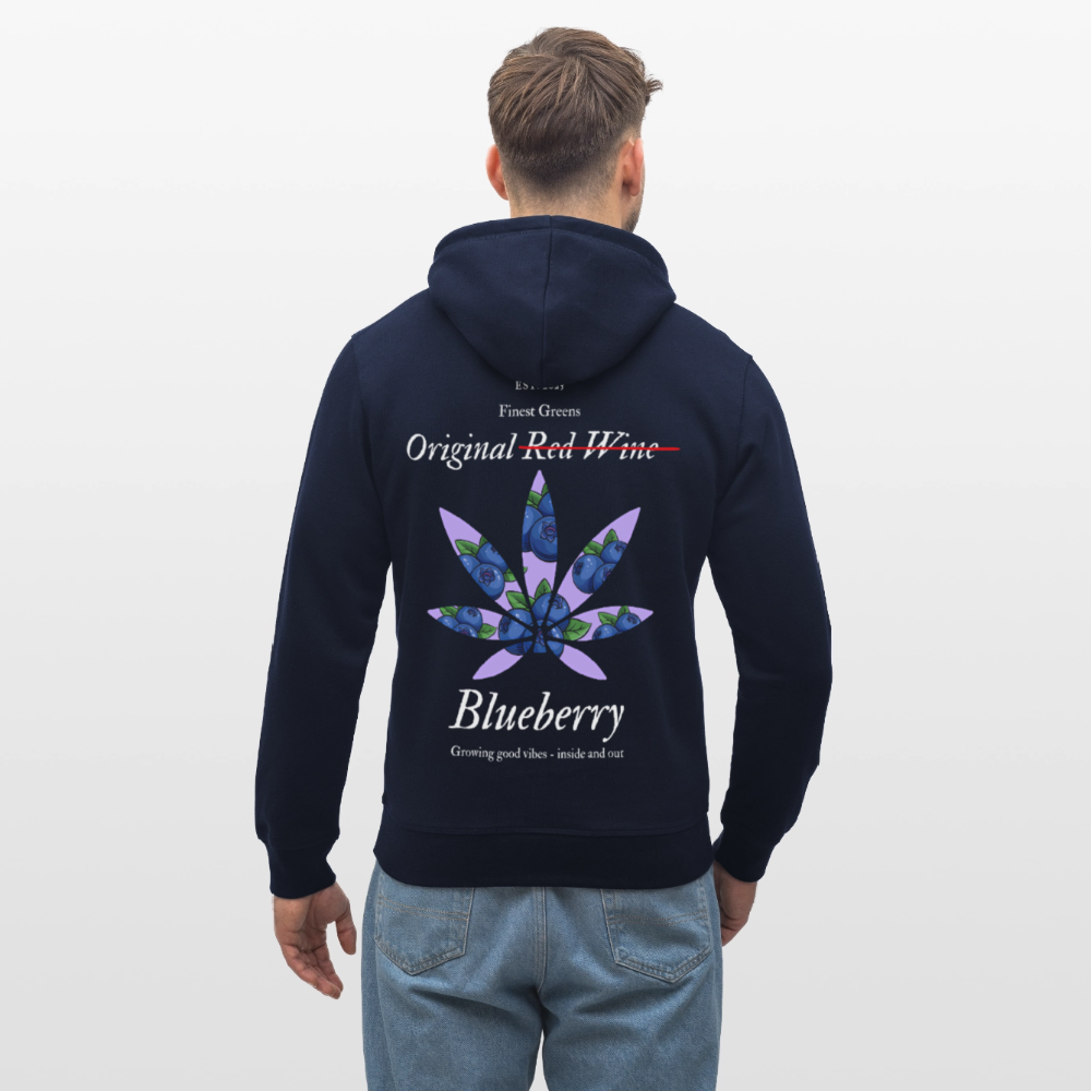 TRUE BERRY Unisex Bio-Hoodie - French Navy