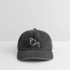 LOVE GROWS STICK Relaxed Vintage Cap - Vintage Schwarz