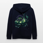 GLOW GARDEN Unisex Bio-Kapuzenjacke - Navy