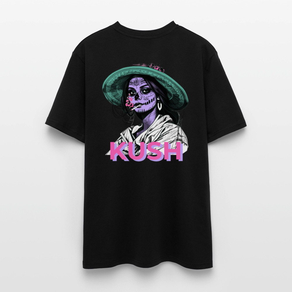 LA CATRINA KUSH Unisex Bio-T-Shirt - Schwarz