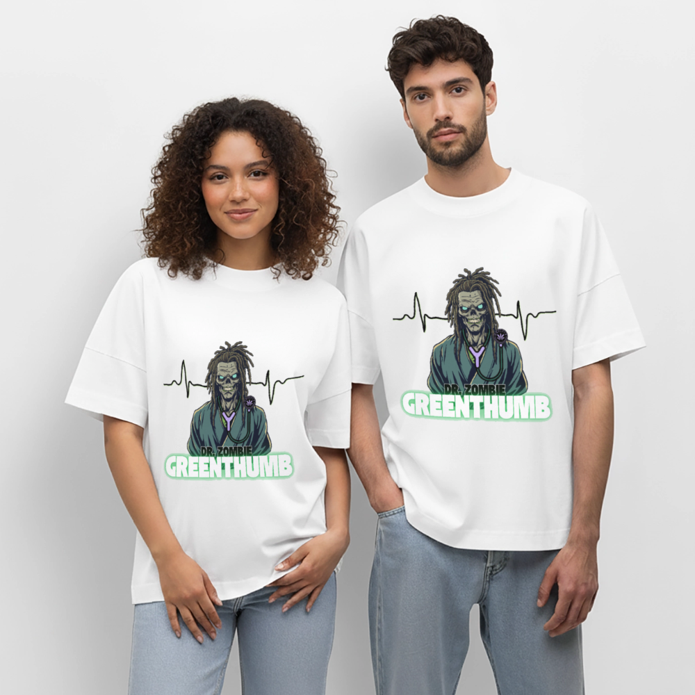 DR. ZOMBIE Oversized Unisex Bio T-Shirt - Weiß
