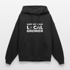 LOCAL GROWER Oversized Unisex Bio-Hoodie - Schwarz