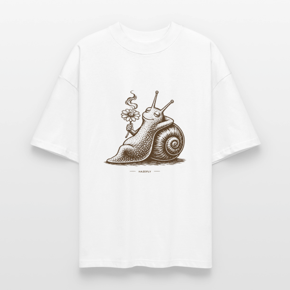SLOW BURN Unisex Oversized Bio-T-Shirt - Weiß