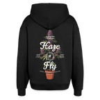 GROW COLLECTIVE Oversized Unisex Bio-Hoodie - Schwarz