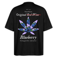 TRUE BERRY Oversized Unisex Bio T-Shirt - Schwarz
