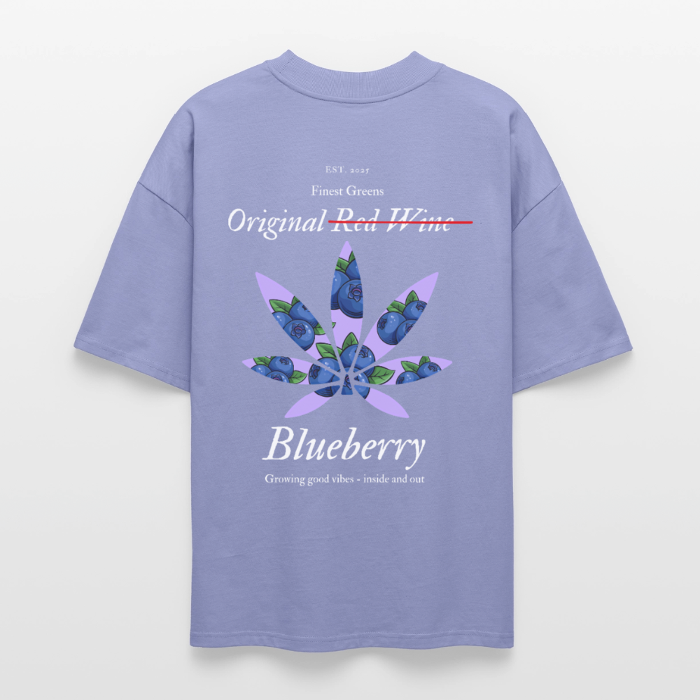 TRUE BERRY Oversized Unisex Bio T-Shirt - Violett