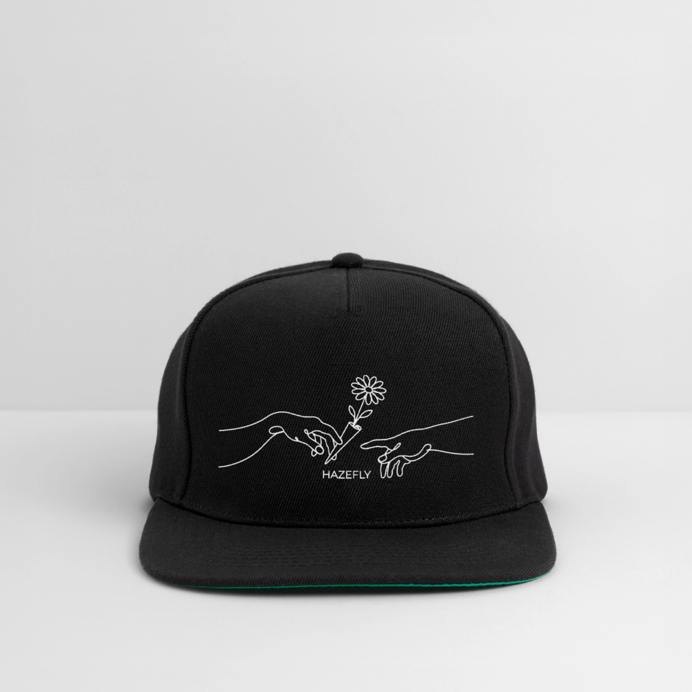 PASS IT Snapback Cap - Schwarz/Schwarz